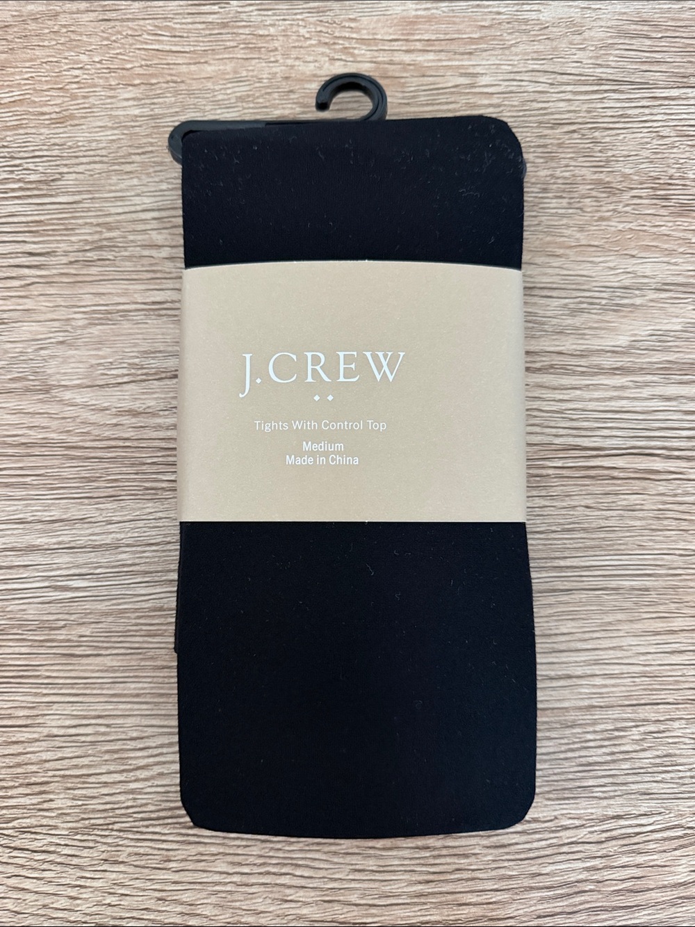 J. Crew Black Tights with Control Top